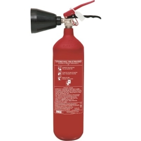 Πυροσβεστήρας 2Kg Διοξειδίου του Άνθρακα CO2 με Χοάνη Βαρέως Τύπου