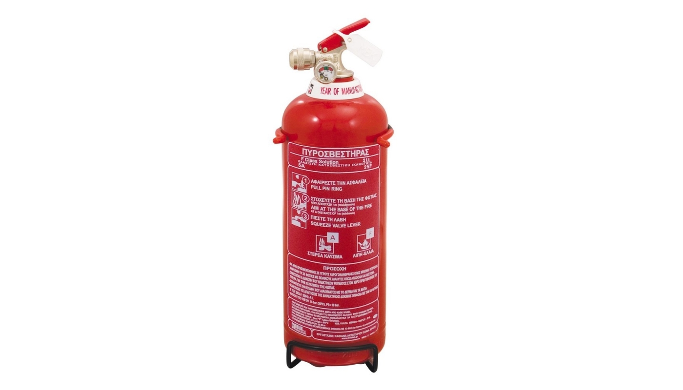 Πυροσβεστήρας 2Lt ABF Κατηγορίας F (wet chemical) με Μεταλλική Β