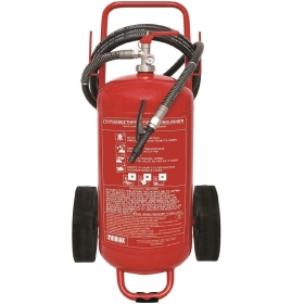 Τροχήλατος πυροσβεστήρας 50 kg ξηράς σκόνης welded