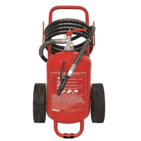 Τροχήλατος πυροσβεστήρας 25 kg ξηράς σκόνης welded
